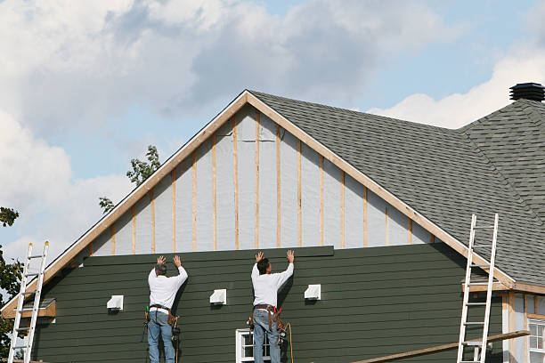 Professional Siding Repair technician working in Trenton, IL